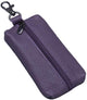 Genuine Leather Key Case Wallet Pouch Bag Keychain Holder with Key Ring & Zipper - AZXCG handmade genuine leather 