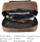 Vintage Full Grain Leather Backpack 15.6 Inch Laptop Bag Travel School Daypack - AZXCG handmade genuine leather 