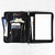 Zippered Leather Portfolio for Ipad Surface Macbook A4 Notepad Holder - azxcgleather