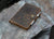 Personalized Distressed Leather Cover Refillable 5 x 8 Inch Travel Journal Notebook - AZXCG