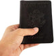 RFID Blocking Passport Holder Travel Wallet - AZXCG handmade genuine leather 
