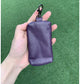 Genuine Leather Key Case Wallet Pouch Bag Keychain Holder with Key Ring & Zipper - AZXCG handmade genuine leather 