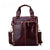 Men's Leather Crossbody Casual Portable Bag - AZXCG