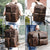 17.3" Vintage Leather Laptop Backpack for Men Multi Pockets Casual School Daypack Travel Rucksack - AZXCG handmade genuine leather 