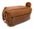 Genuine Leather Unisex Toiletry Bag Travel Dopp Kit - AZXCG handmade genuine leather 