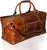 Genuine Leather Travel Duffle Bag - AZXCG handmade genuine leather 