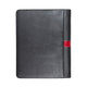 Genuine Leather Portfolio iPad Case, Business Organizer with Letter Size Notepad Holder - AZXCG
