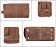 Genuine Leather Travel Toiletry Bag - AZXCG handmade genuine leather 