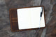 Handmade Vintage Leather A6 Notebook Portfolio Cover, Travel Journal Cover with Card and Pen Slot - AZXCG