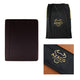 Handmade Genuine Leather Portfolio Zippered Tablet Retro Folio Folder - azxcgleather