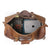Men's Vintage Handmade Leather Duffle Sports Shoulder Bags - AZXCG