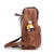 Retro Men's Leather Laptop Backpack - AZXCG