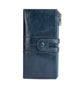 Vintage Fashion Leather Ladies Wallet Mobile Phone Change Clutch Wallet - AZXCG
