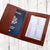 PU Leather Business Card Storage Case Passport Organizer Pouch Wallet - AZXCG handmade genuine leather 