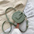Mini Round Shaped Crossbody Bag For Woman - AZXCG handmade genuine leather 