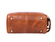 Leather Toiletry Bag for Men Dual Zipper with Handle and 2 Compartment - AZXCG handmade genuine leather 