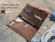 Vintage Crazy Horse Leather for iPad/MacBook Tablet Cover Multifunction iPad Leather Case - AZXCG