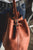 Leather Bucket Bag For Women Bucket Shoulder Bag - AZXCG handmade genuine leather 
