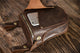 Fanny Pack for Men, Genuine Leather Outdoor Locomotive Waist Bag Shoulder Bag - AZXCG
