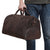 Handmade Genuine Leather Men Travel Bag Large Capacity Duffle Bag - AZXCG