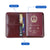 Genuine Leather Passport Cover Business ID Card Holder Organizer Cover Travel Credit Wallet for Men Women Paspoort Holder - azxcgleather
