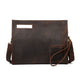 Men's Leather Should Bag A4 Size Briefcase - AZXCG