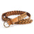 Cowhide woven candy fine leather belt for ladies - AZXCG handmade genuine leather 