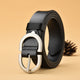 Ladies fashion leather belt-Full Grain Leather - AZXCG handmade genuine leather 
