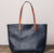 Soft Genuine Leather Double Tote Bag - azxcgleather