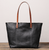 Soft Genuine Leather Double Tote Bag - azxcgleather