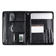 Genuine Leather Portfolio Business Padfolio Case Documents Organizer - AZXCG