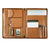 Genuine Leather Portfolio Business Padfolio Case Documents Organizer - AZXCG