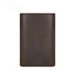 Retro Men's Leather Trifold Short Wallet - AZXCG