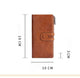 Vintage Fashion Leather Ladies Wallet Mobile Phone Change Clutch Wallet - AZXCG