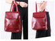Women Leather Muliti-Functional Backpack - AZXCG