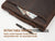 Crazy Horse Leather Portfolio  for  MacBook  with  Handle - AZXCG handmade genuine leather 