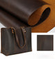 Retro Women Leather Shoulder Handbag - AZXCG