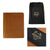 Handmade Genuine Leather Portfolio Zippered Tablet Retro Folio Folder - azxcgleather
