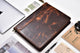 Oil Wax Leather Portfolio Tablet/Laptop Folio with 3 Ring Binder - AZXCG