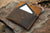Distressed leather Kindle Paperwhite case cover / Simple retro brown leather Kindle Voyage cover case - azxcgleather