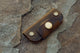 Vintage leather key organizer slim leather key holder leather key case chain men groomsman gift - AZXCG handmade genuine leather 