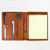 Multifunction Crazy Horse Leather Portfolio Legal Pad holder for Work - azxcgleather