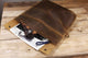 Vintage brown leather bag for men , rustic leather mens designer crossbody bags , mens leather messenger bag - AZXCG handmade genuine leather 