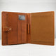 Multifunction Crazy Horse Leather Portfolio Legal Pad holder for Work - azxcgleather