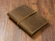 Personalized Vintage Distressed genuine real leather iPad mini 2 3 4 case cover sleeve / iPad mini organizer case - azxcgleather