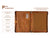 Personalized Leather Portfolio Crazy Horse Leather padfolio with Handle - AZXCG